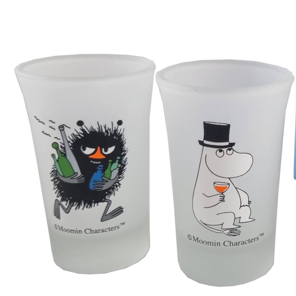 Mummipappa &amp; Stinky Mini Glass sett/2  TMF-Trade