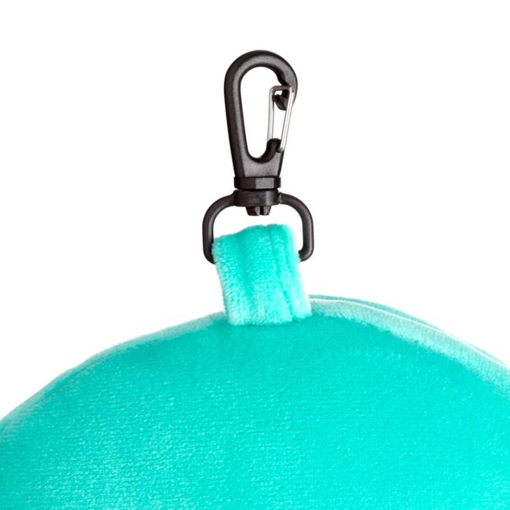 Moomin Relaxeazzz Plush Travel Pillow & Eye Mask Green - The Official Moomin Shop