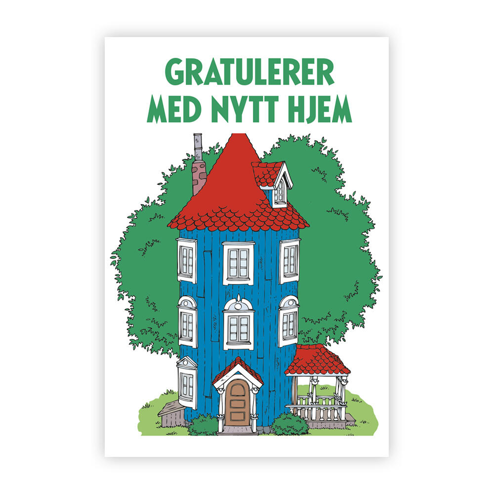 Mummi dobbeltkort- Gratulerer med nytt hjem