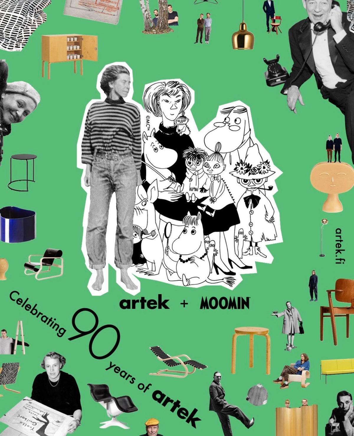 Moomin Celebration Stool 60 - Artek