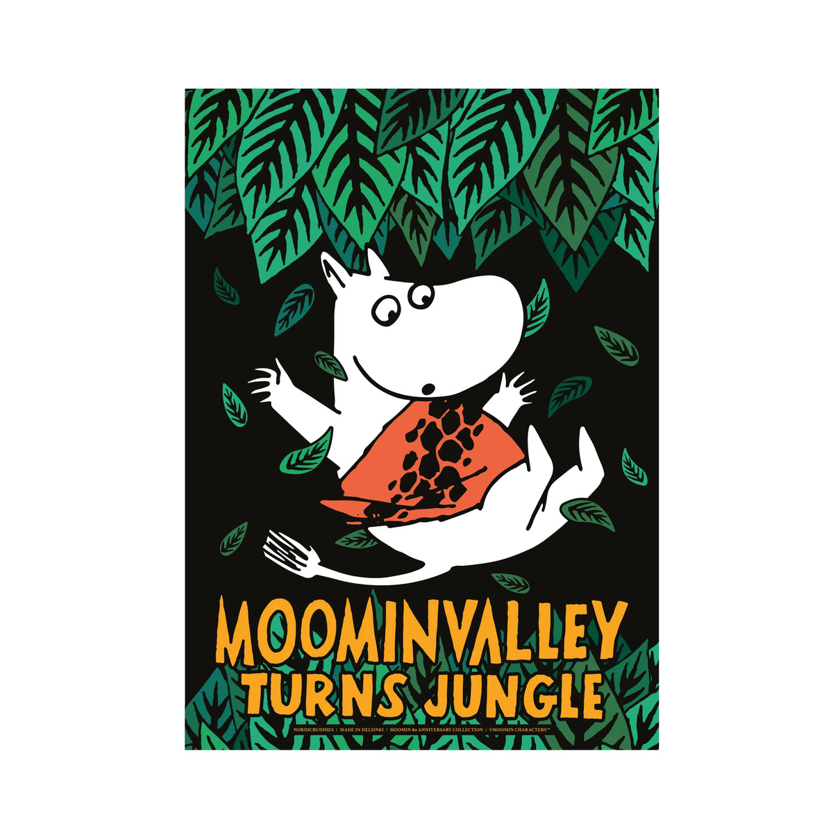 Plakat Mummi 80 Anniversary Jungle - Nordicbuddies