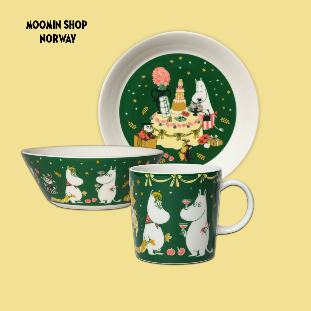 Mummi servisesett Kjærlighetsgave - Moomin Arabia, 3 deler