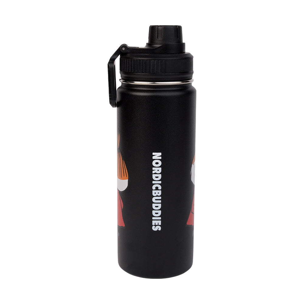 Little My Thermal Everyday Bottle 550ml Black - The Official Moomin Shop