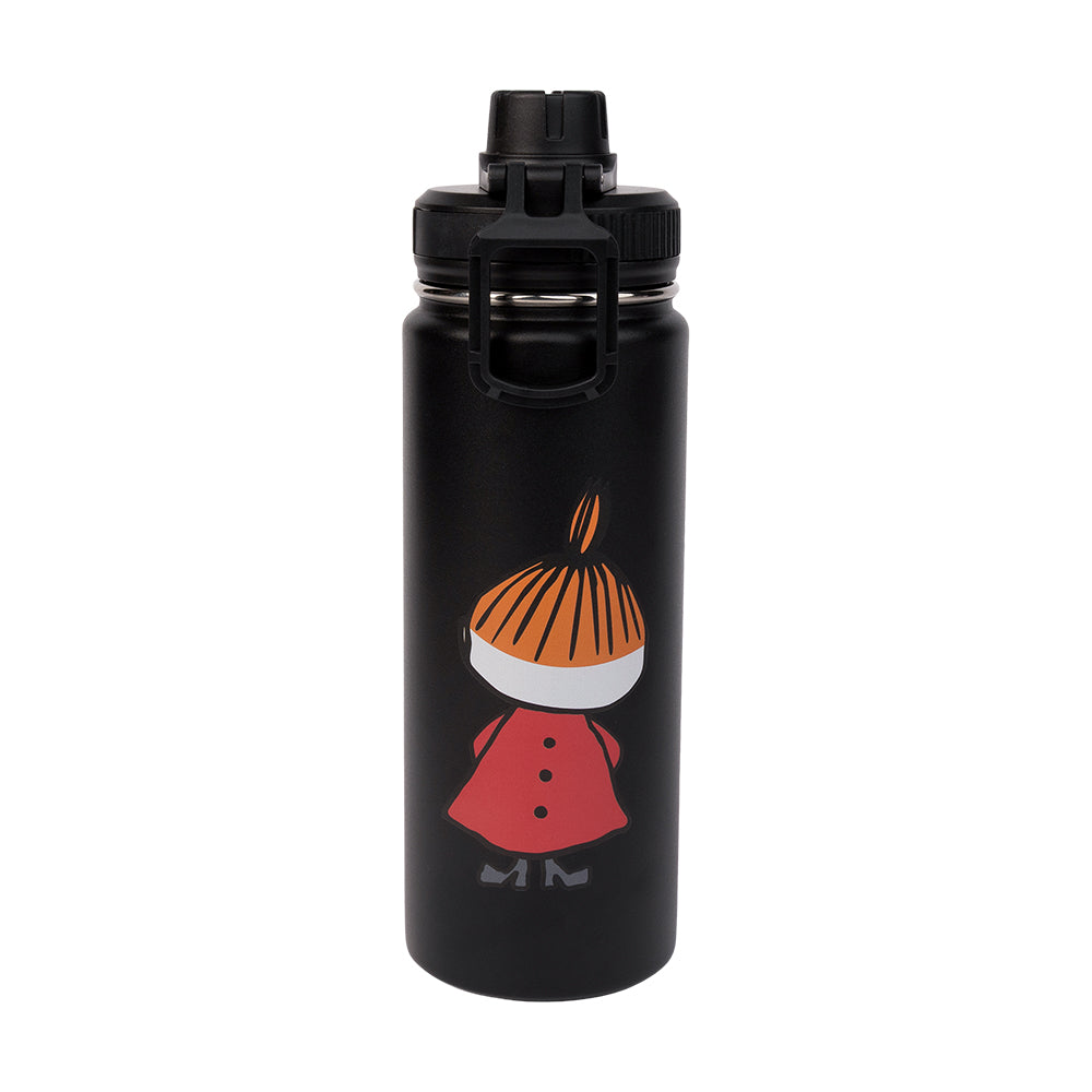 Little My Thermal Everyday Bottle 550ml Black - The Official Moomin Shop