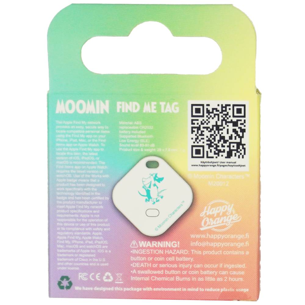 Moomintroll Find Me Tag - The Official Moomin Shop