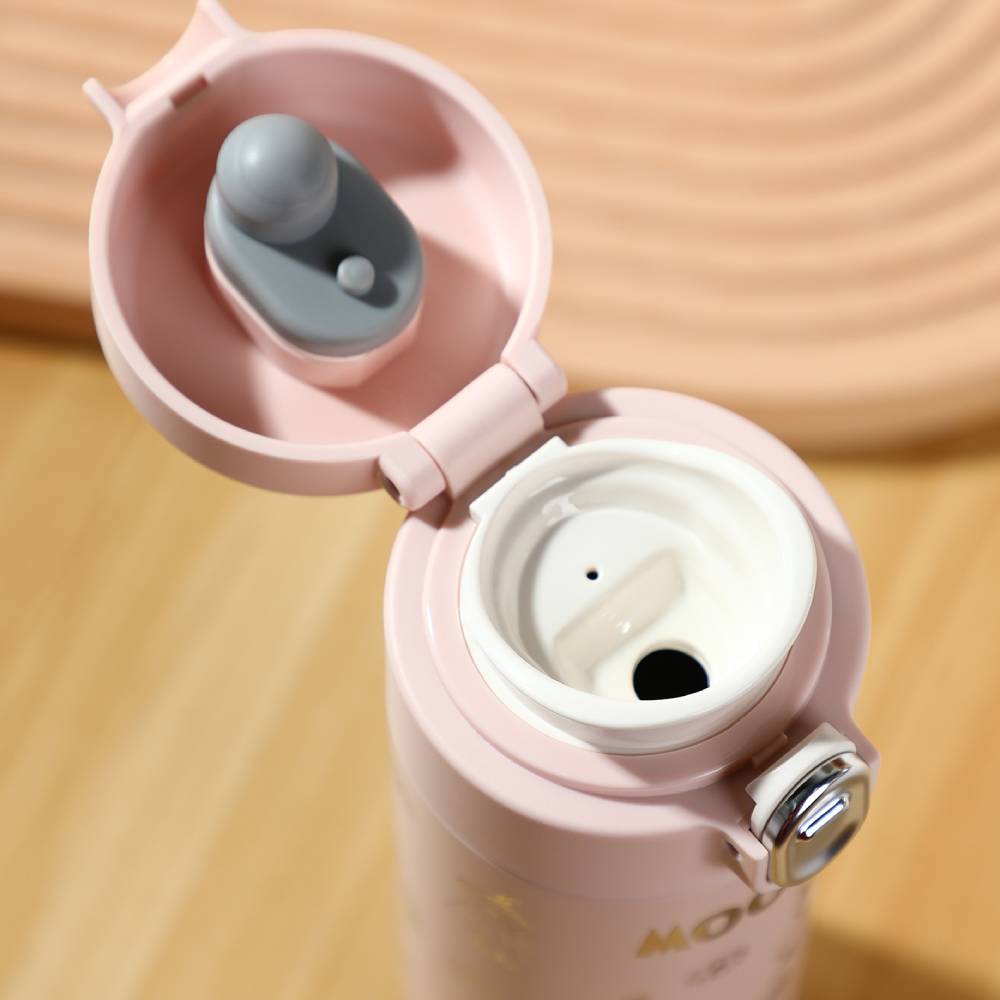 Little My Vacuum Cup Pink 420ml - The Official Moomin Shop