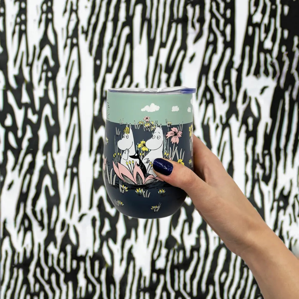 Moomin Lotus Keep Cup 3,5dl - The Official Moomin Shop