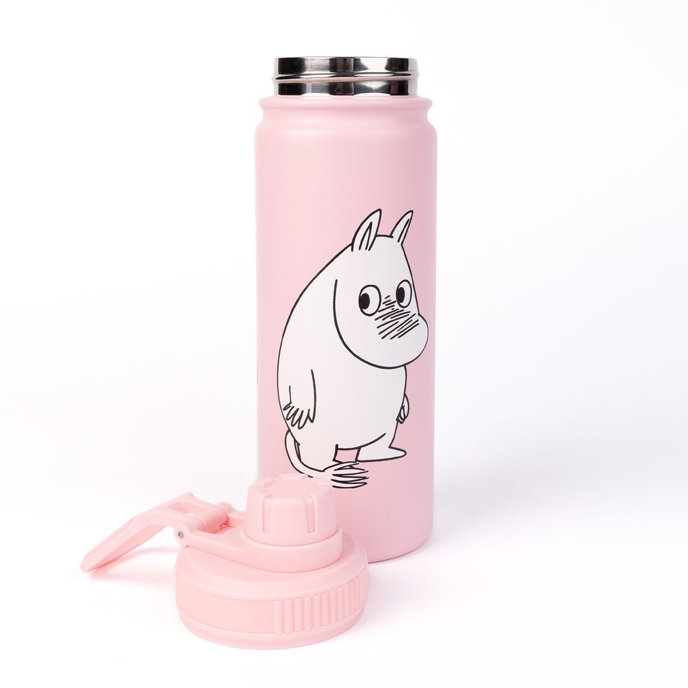Moomintroll Butt Thermal Everyday Bottle Pink - The Official Moomin Shop