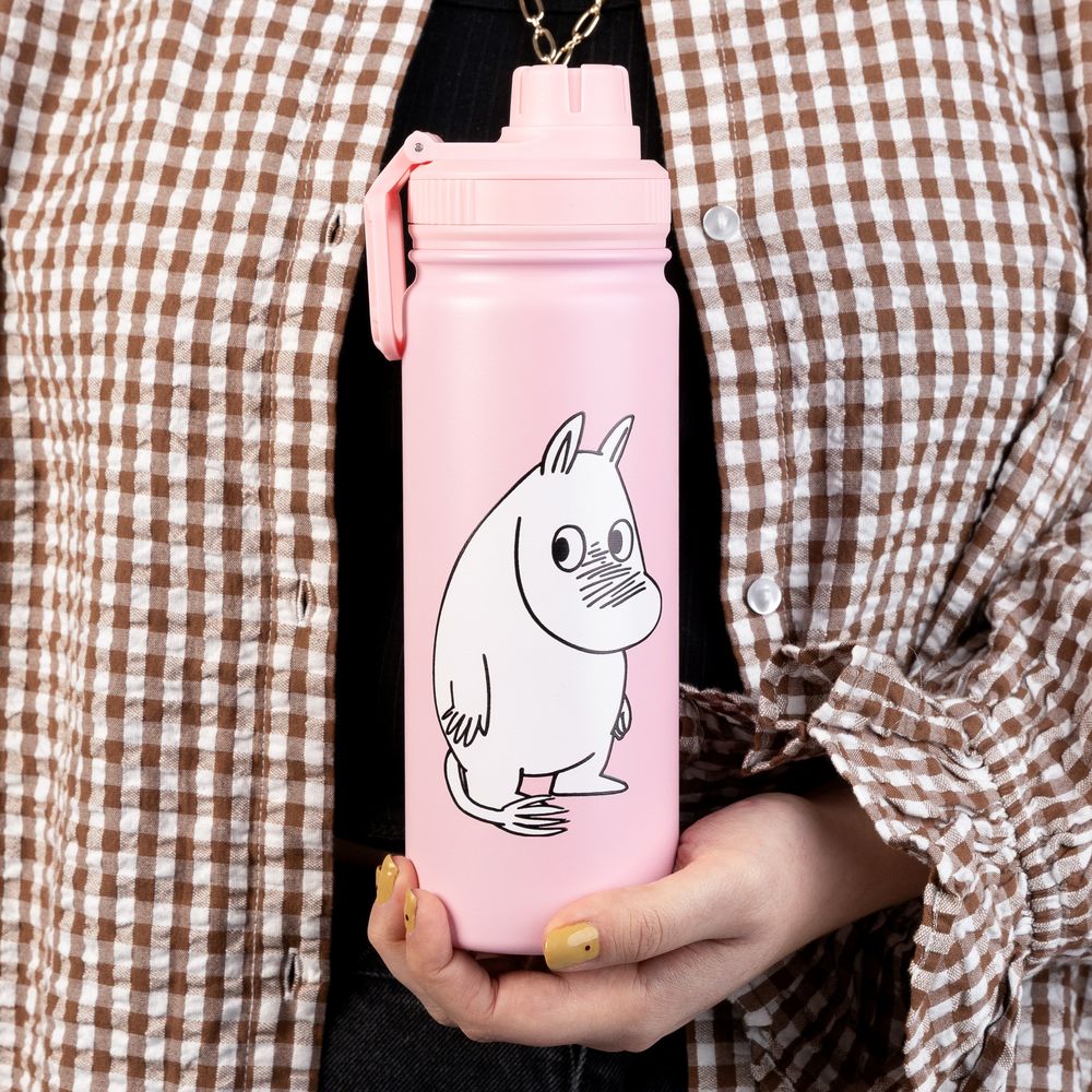 Moomintroll Butt Thermal Everyday Bottle Pink - The Official Moomin Shop