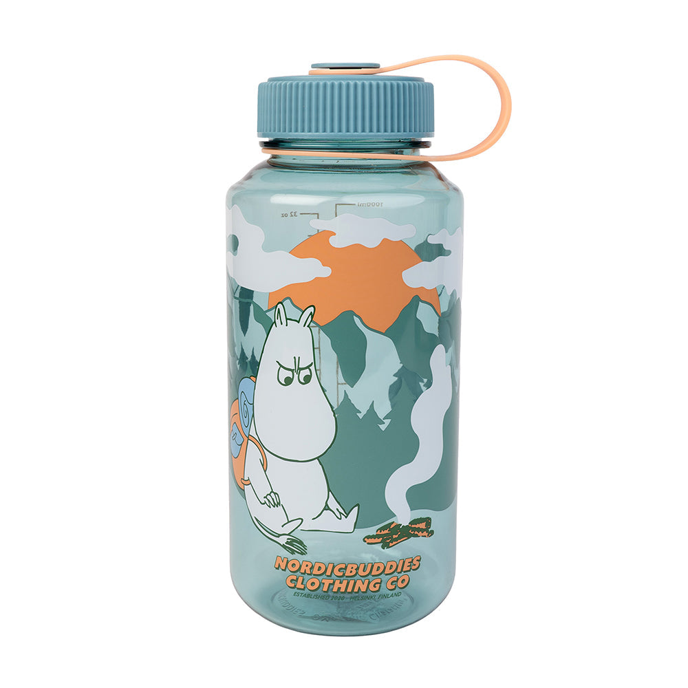 Moomintroll Camping Everyday Water Bottle Green - The Official Moomin Shop