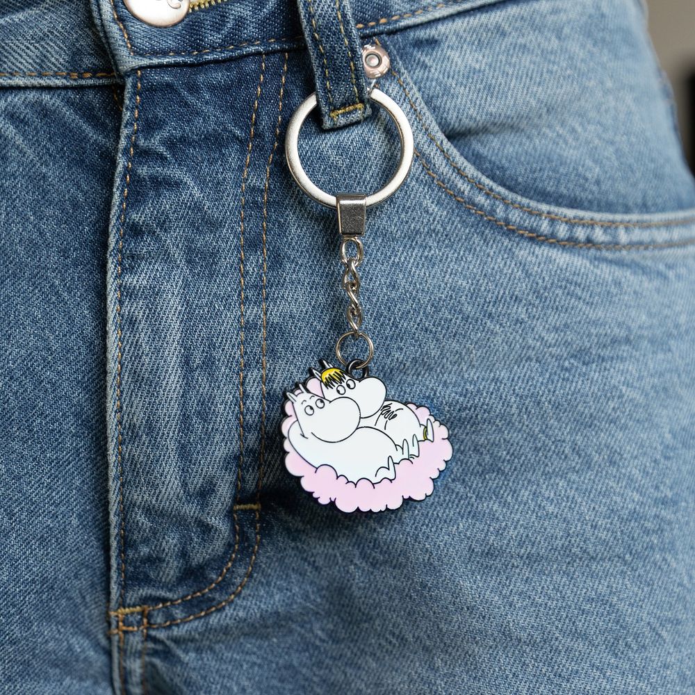 Moomin Cloud Metal Key Ring - The Official Moomin Shop