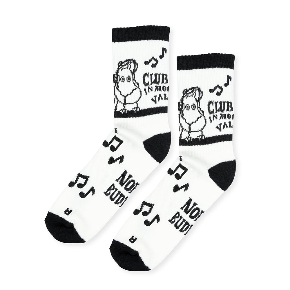 Moomin Club Life Active Socks 36-42 B&W - The Official Moomin Shop