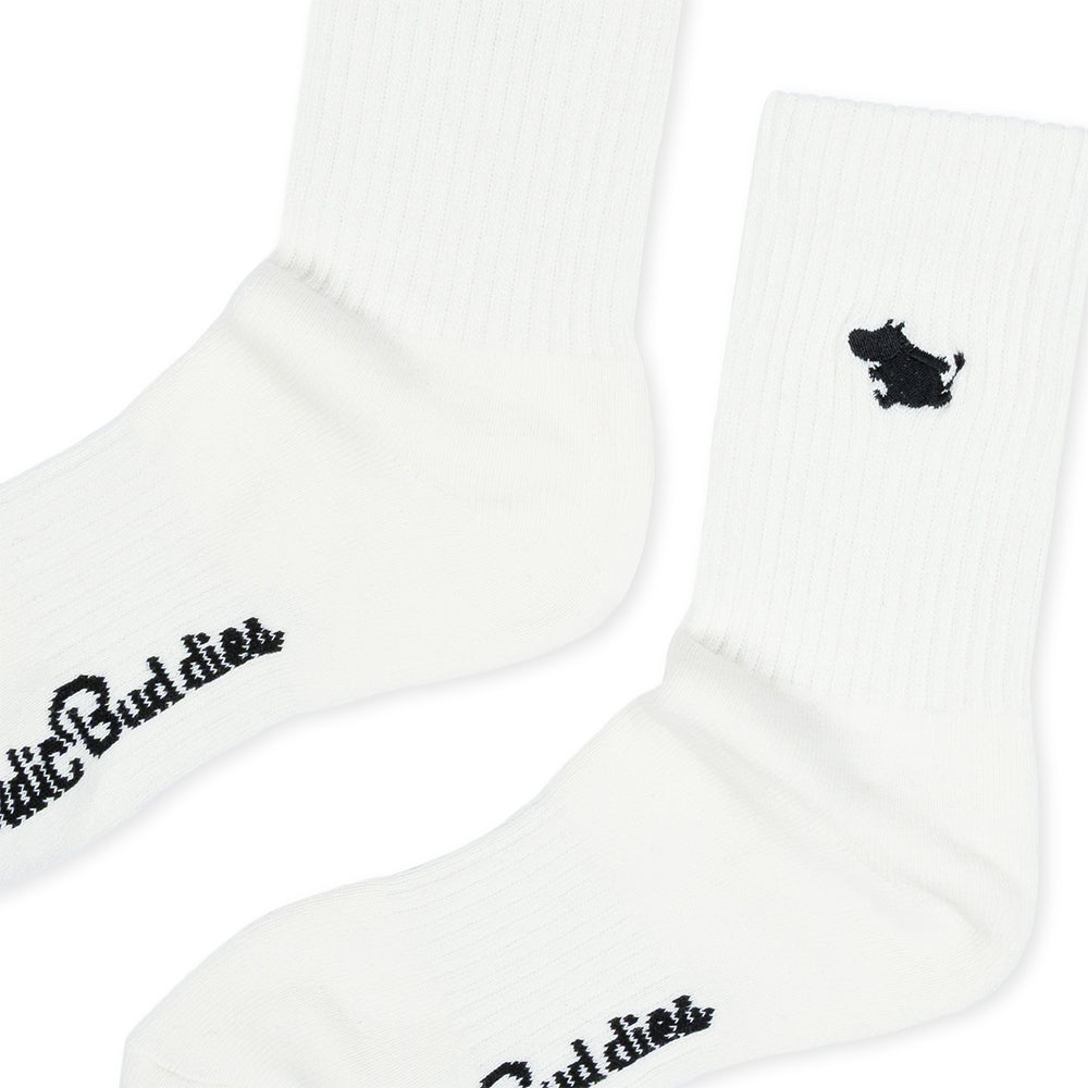 Moomintroll Tennis Socks 36-42 White - The Official Moomin Shop