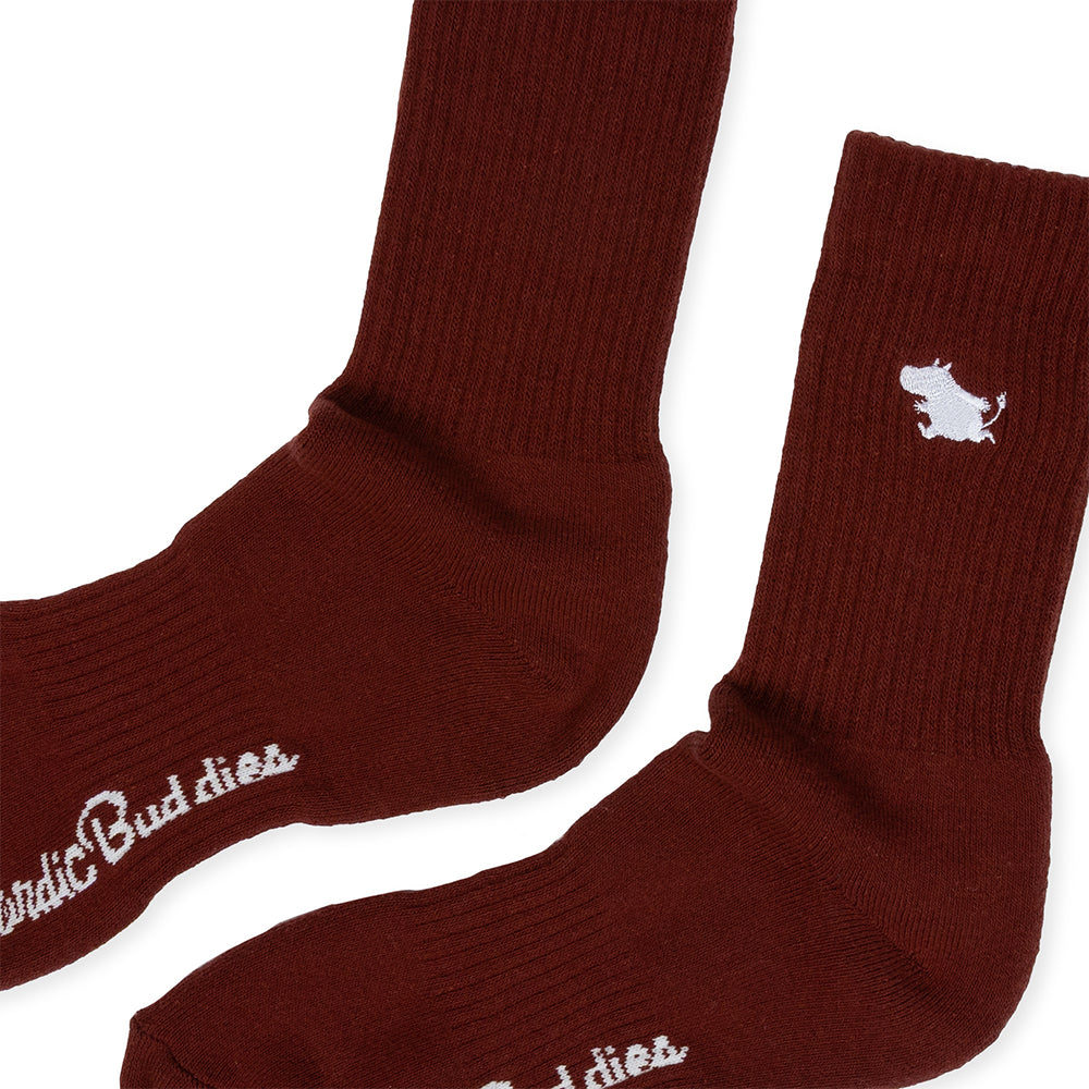 Moomintroll Tennis Socks 36-42 Red - The Official Moomin Shop