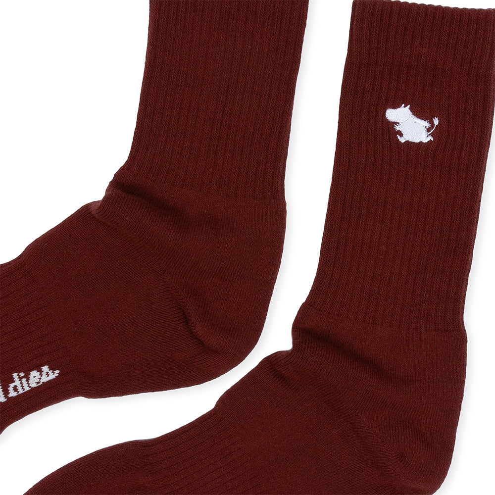 Moomintroll Tennis Socks 40-45 Red - The Official Moomin Shop