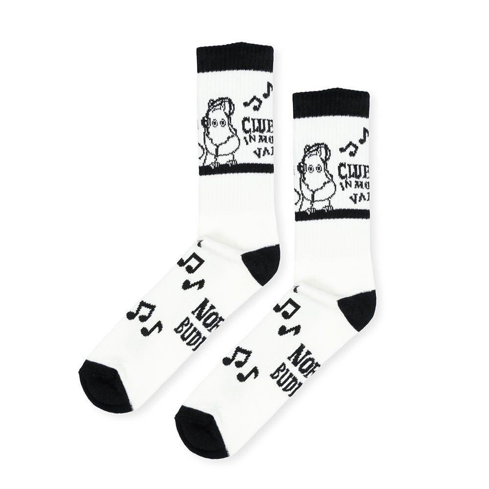 Moomin Club Life Active Socks 40-45 B&W - The Official Moomin Shop