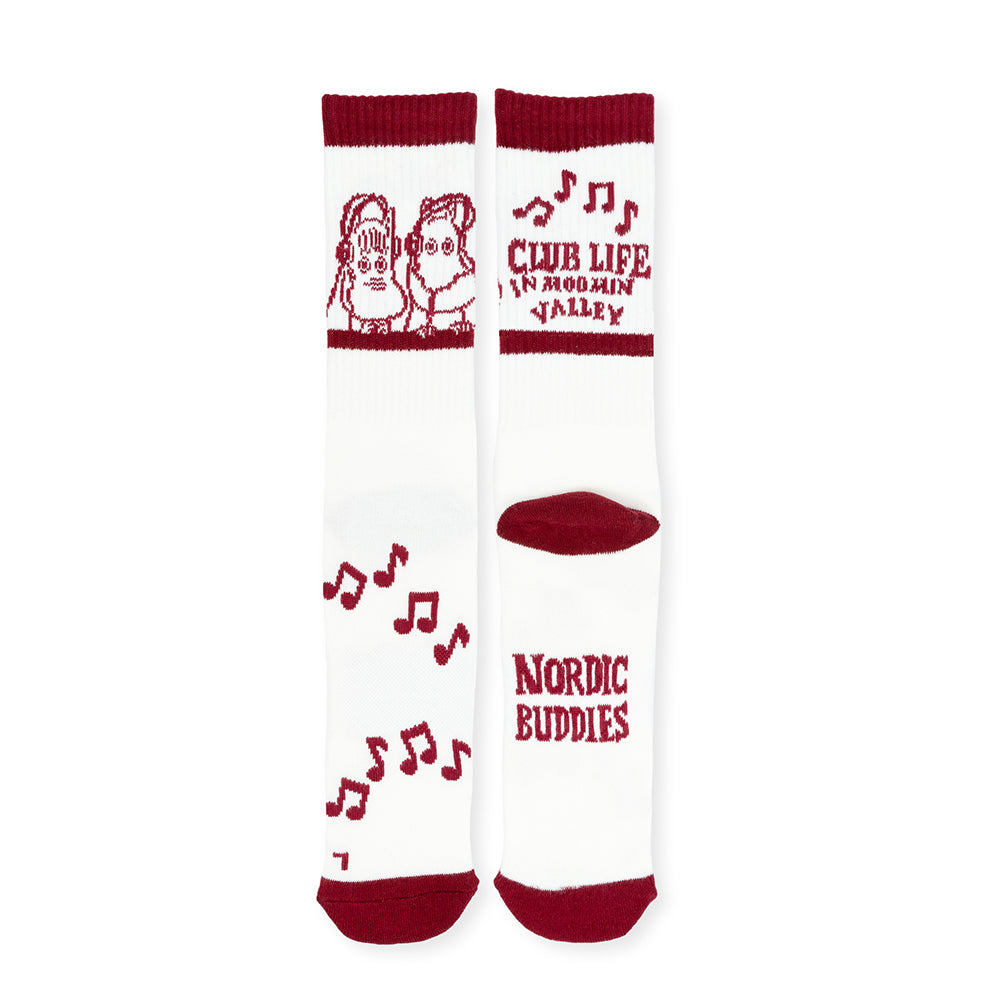 Moomin Club Life Active Socks 40-45 Red - The Official Moomin Shop