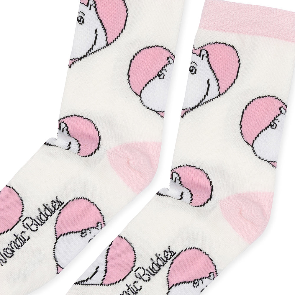 Moomintroll Love Socks 36-42 White - The Official Moomin Shop