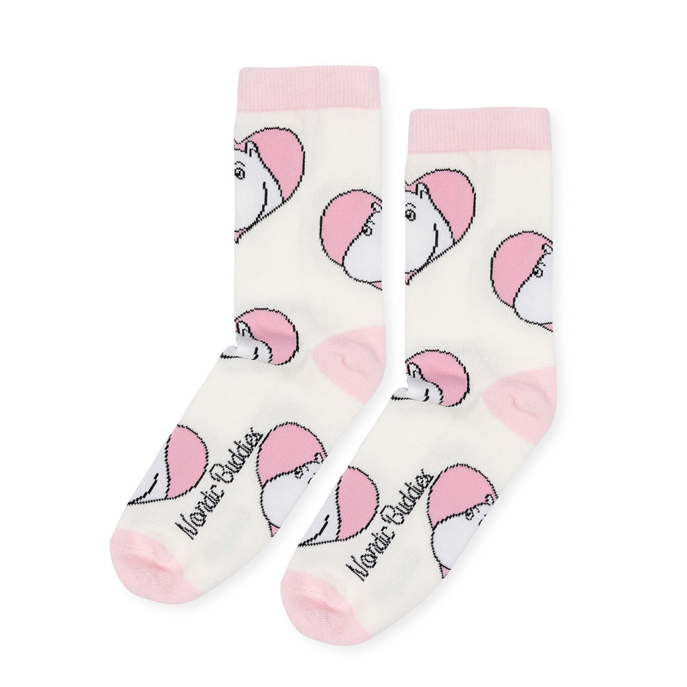 Moomintroll Love Socks 36-42 White - The Official Moomin Shop