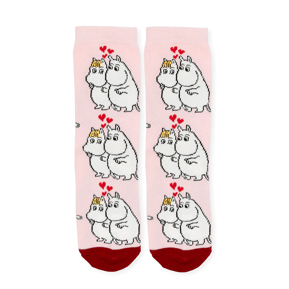 Moomins Love 36-42 Socks Pink - The Official Moomin Shop