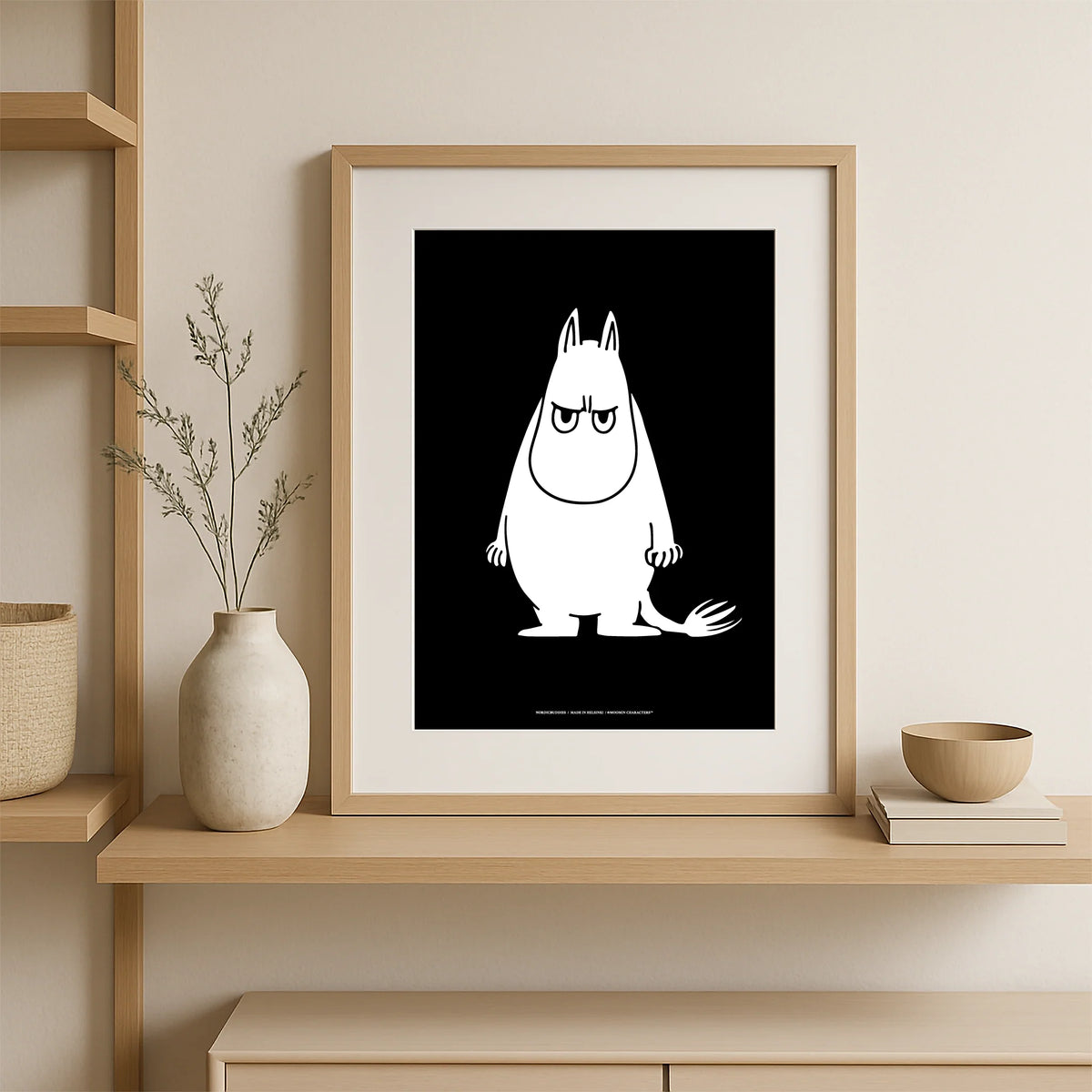 Plakat Sint Mummi Svart - Nordicbuddies