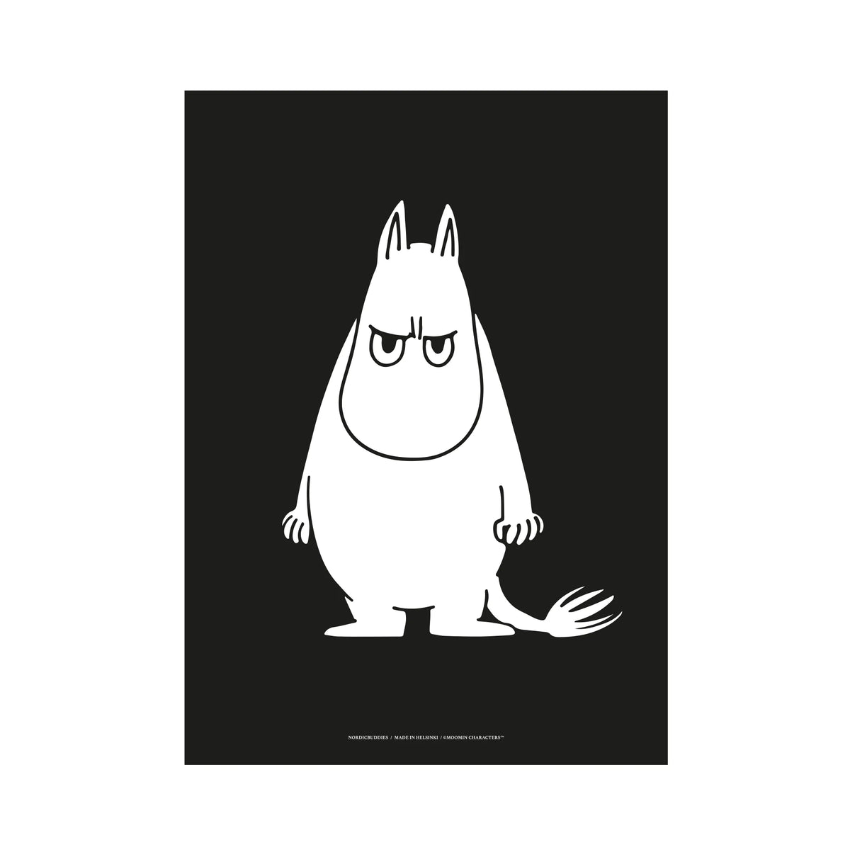 Plakat Sint Mummi Svart - Nordicbuddies