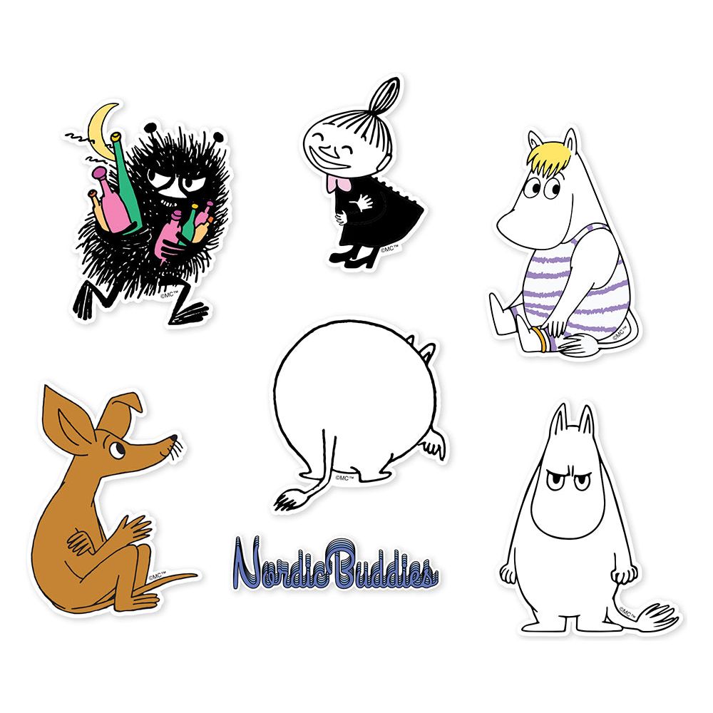 Stinky Stickers 6-set - The Official Moomin Shop