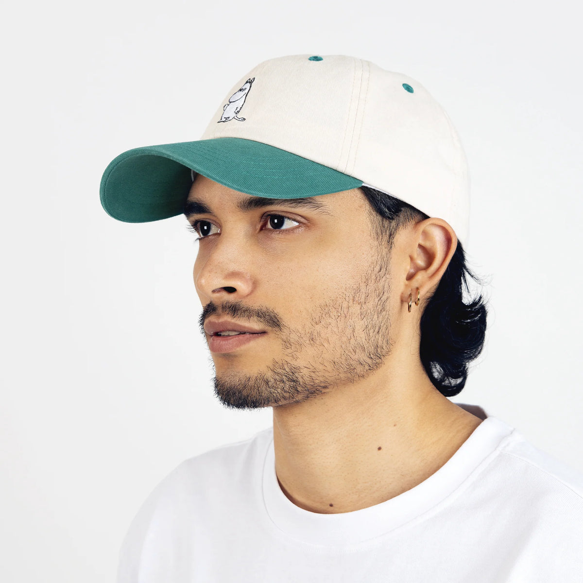 Mummi Caps Hilsen beige/grønn - Nordicbuddies