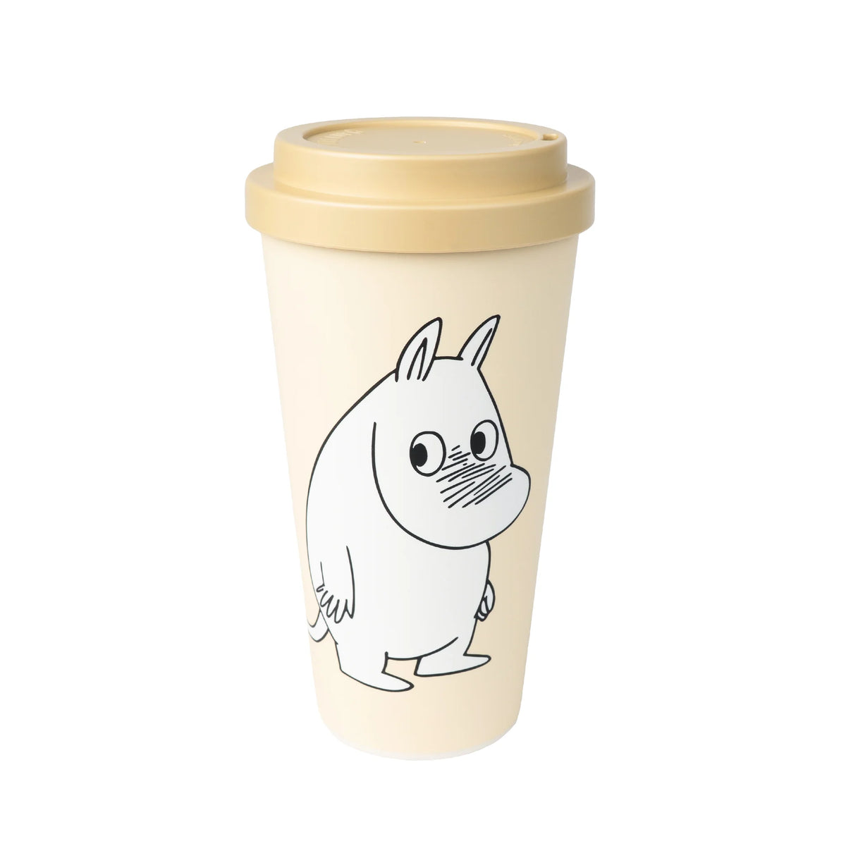 Take-Away Krus Mummitroll Beskjeden Beige - Nordicbuddies