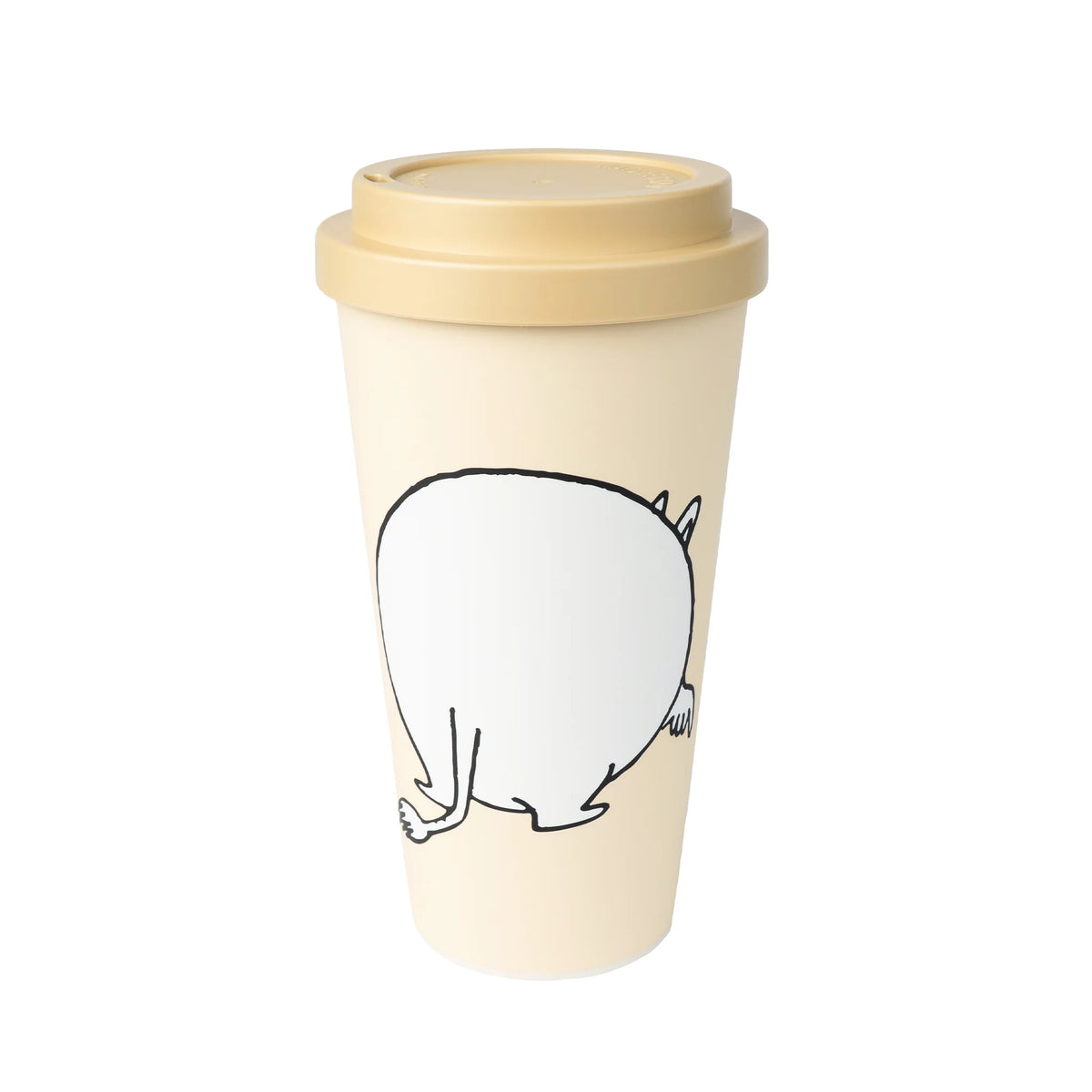 Take-Away Krus Mummitroll Beskjeden Beige - Nordicbuddies