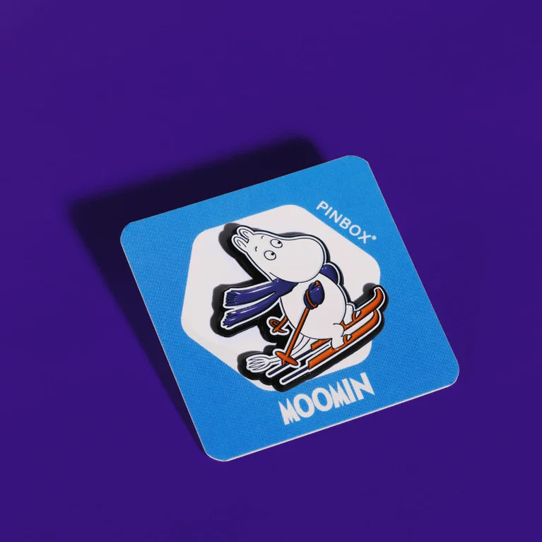 Pin Moomin på skitur - Pinbox
