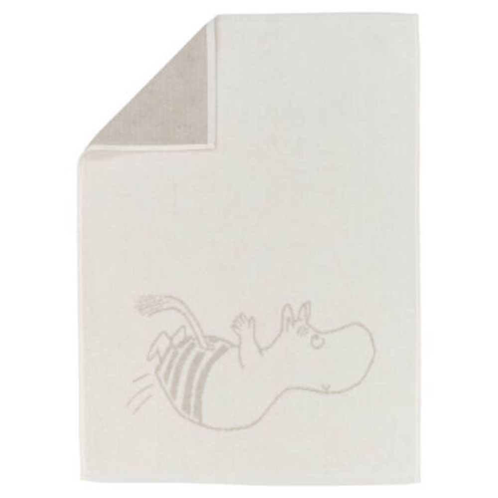 Håndkle 50x70 Mummitroll Off-white - Moomin Arabia