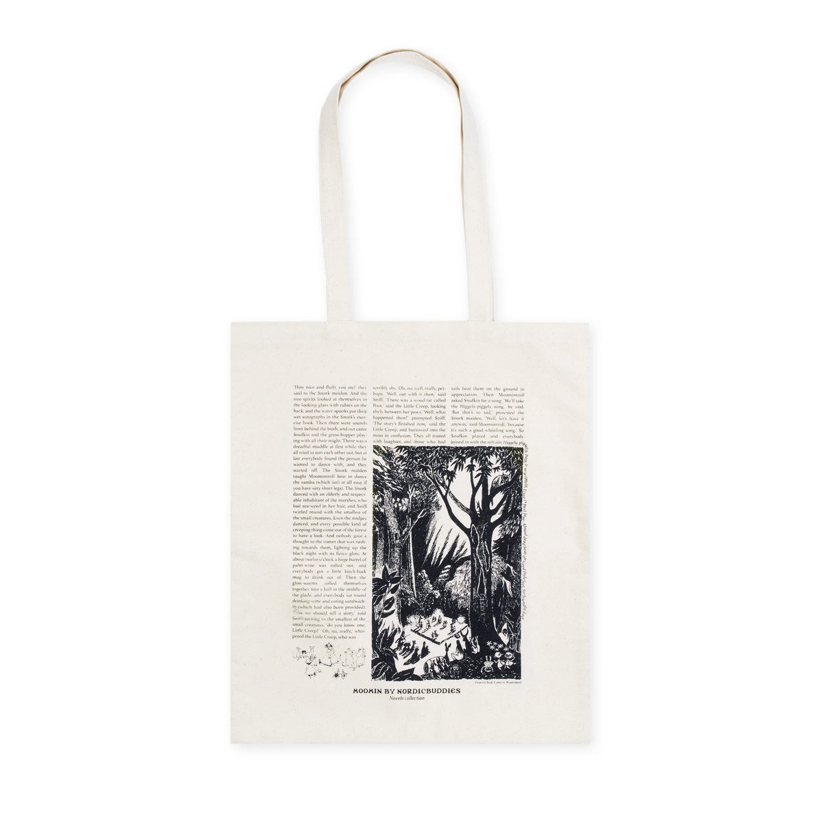 Tote Bag Mummi Novels Natur - Nordicbuddies
