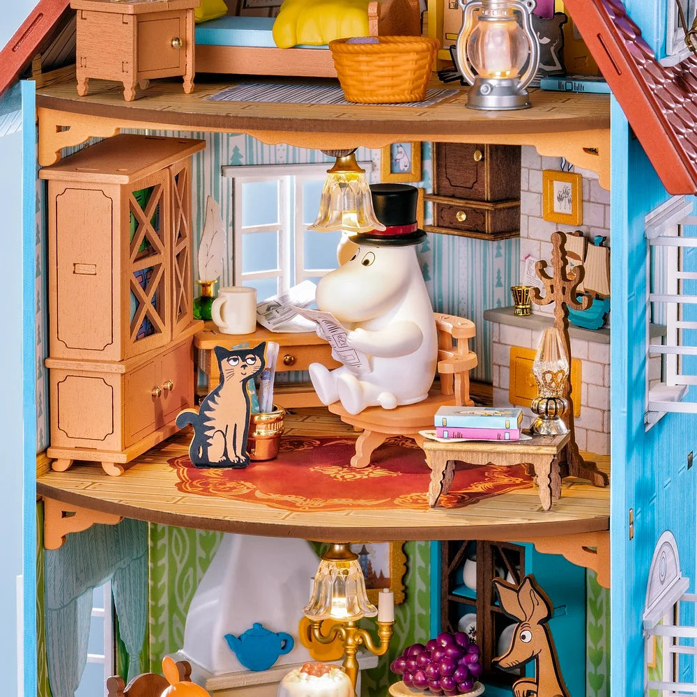 Mummihuset DIY 3D dukkehus