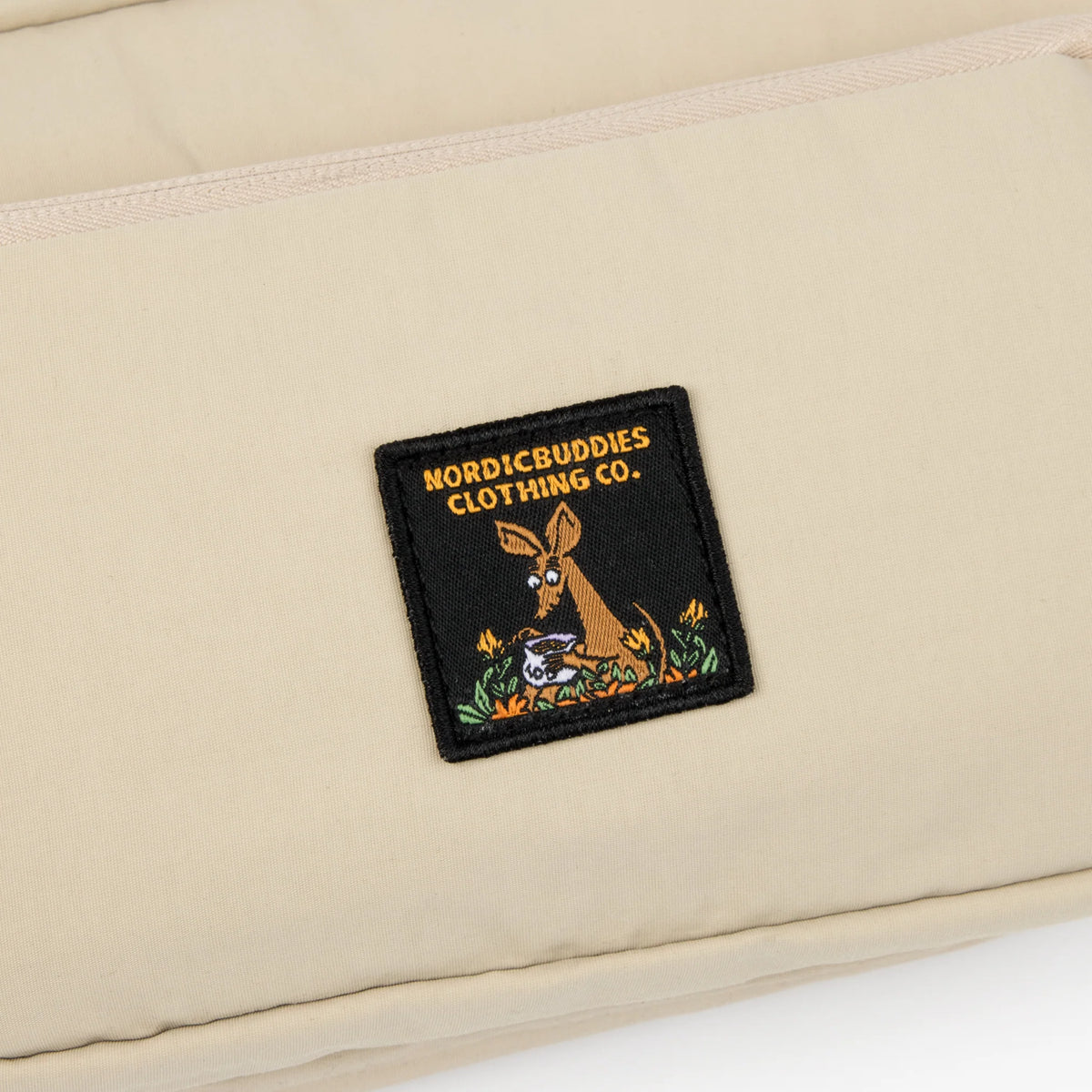 Sniff Retro Waist Bag Beige - Nordicbuddies