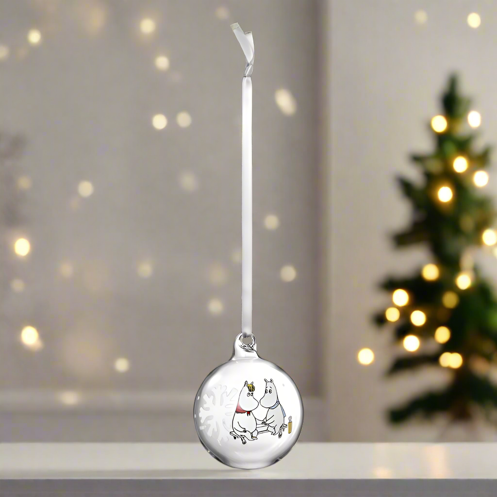 Mummi Julekule 7cm Snøfnugg Muurla