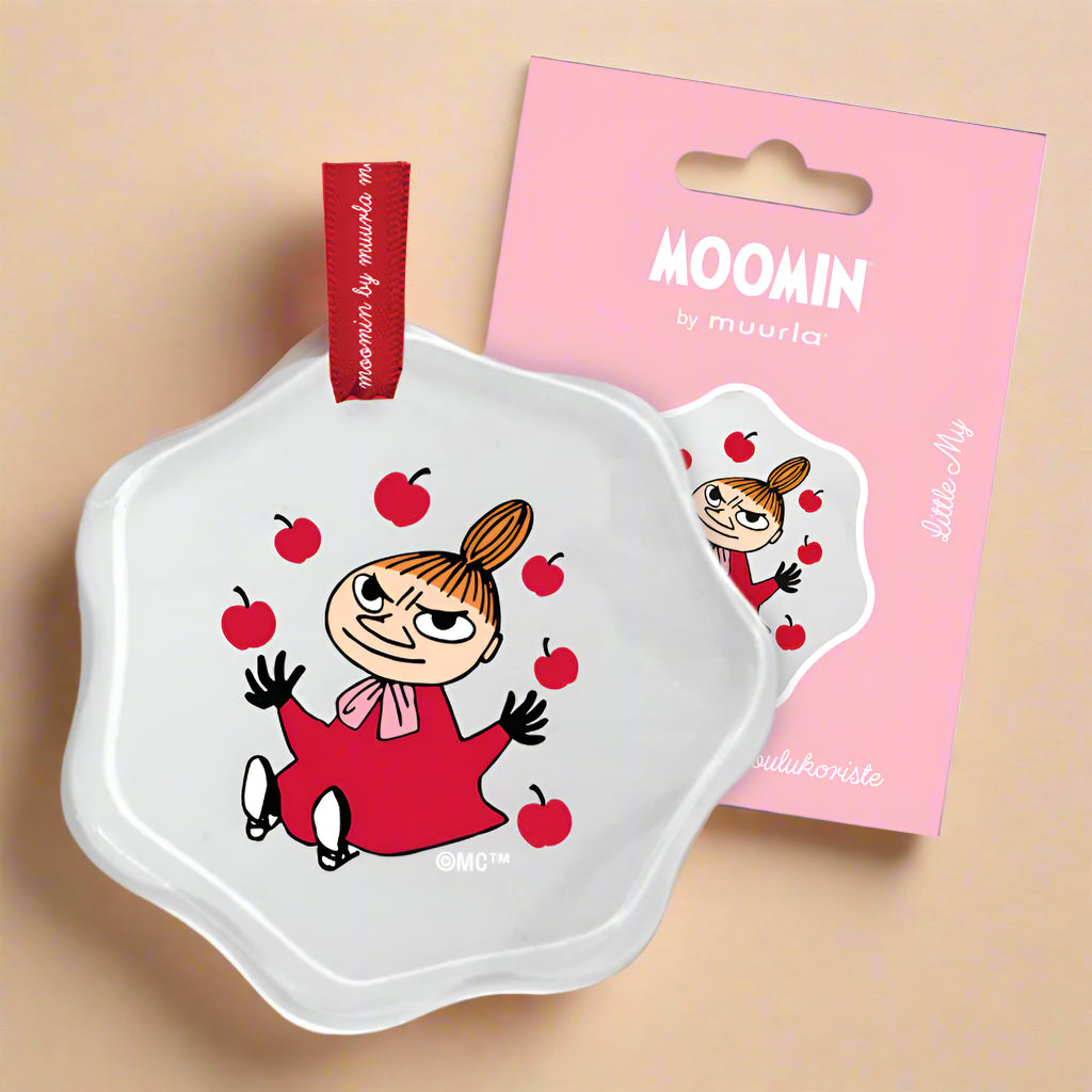 Mummi glass dekor 8cm Lille My Muurla