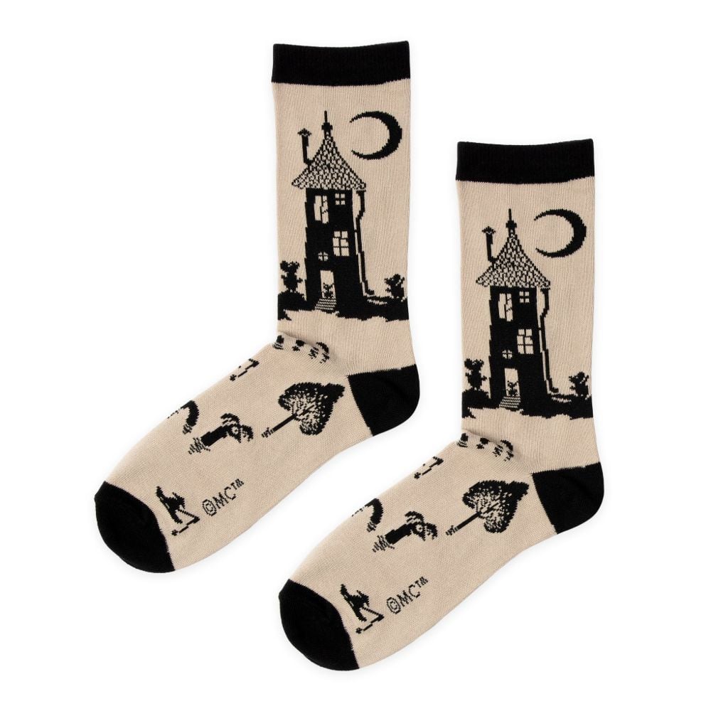 Moomin 80 Sokker Mummihus Beige 40-45 - Nordicbuddies