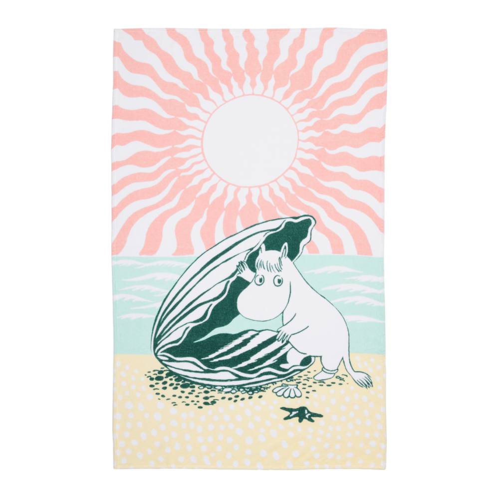 Moomin Stranddag Strandhåndkle 93x150cm - Moomin Arabia