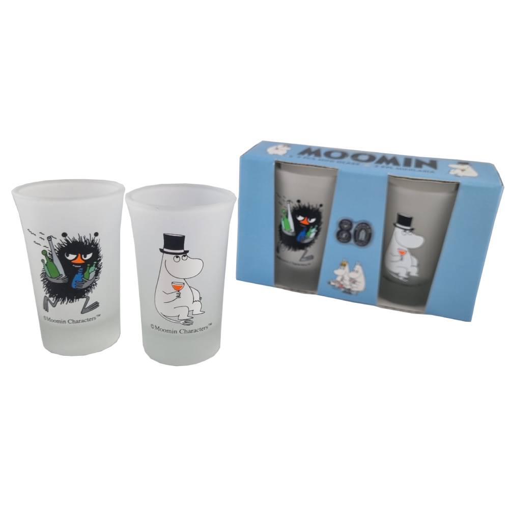 Mummipappa &amp; Stinky Mini Glass sett/2  TMF-Trade