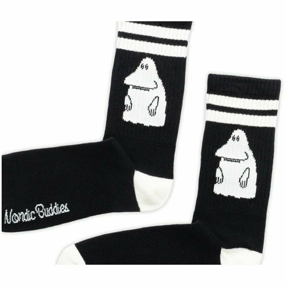 The Groke Retro Socks 40-45 Black - The Official Moomin Shop