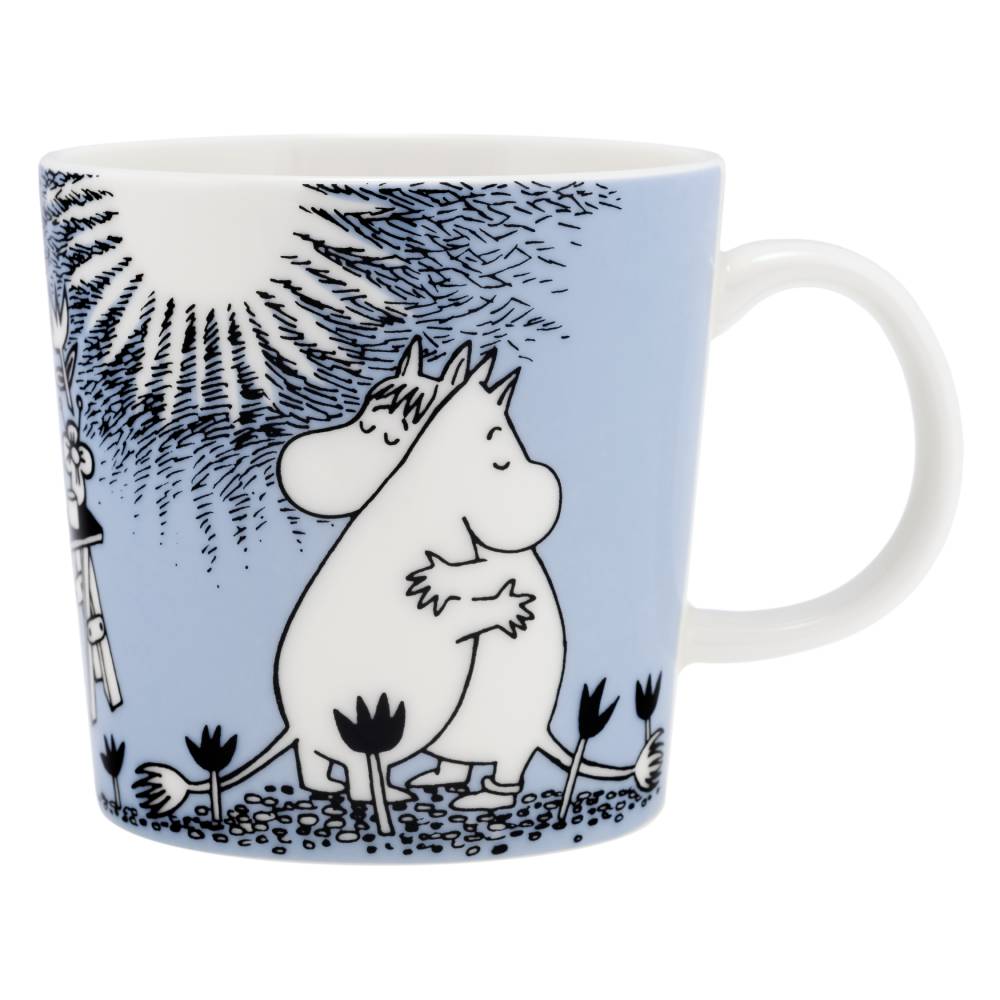 Mummikopp Blå Kjærlighet 0,3l - Moomin Arabia