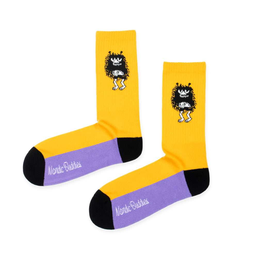 Stinky Menn Retro Sokker Gul - Nordicbuddies