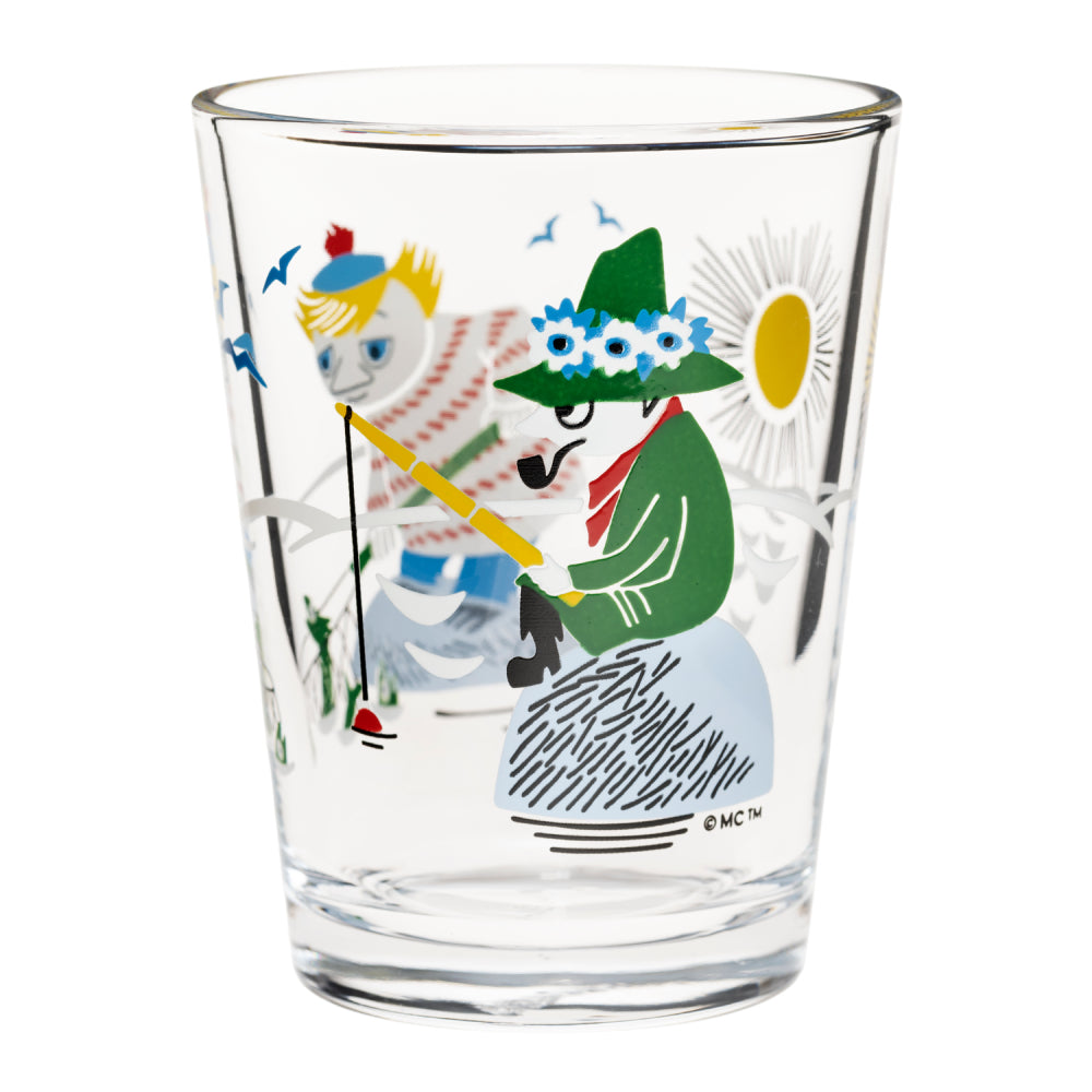 Mummi Fisketur Vannglass 22cl - Moomin Arabia