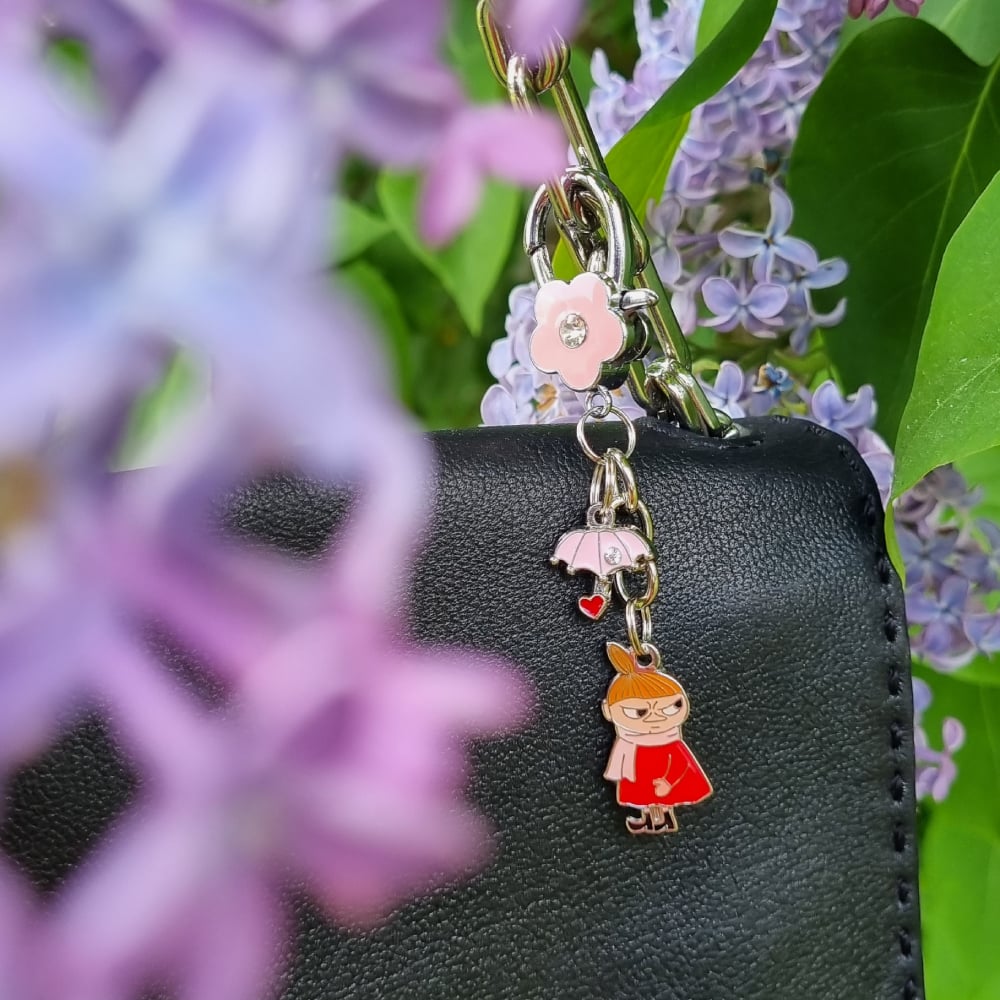 Little My Umbrella Bag Hanger Pink - The Official Moomin Shop