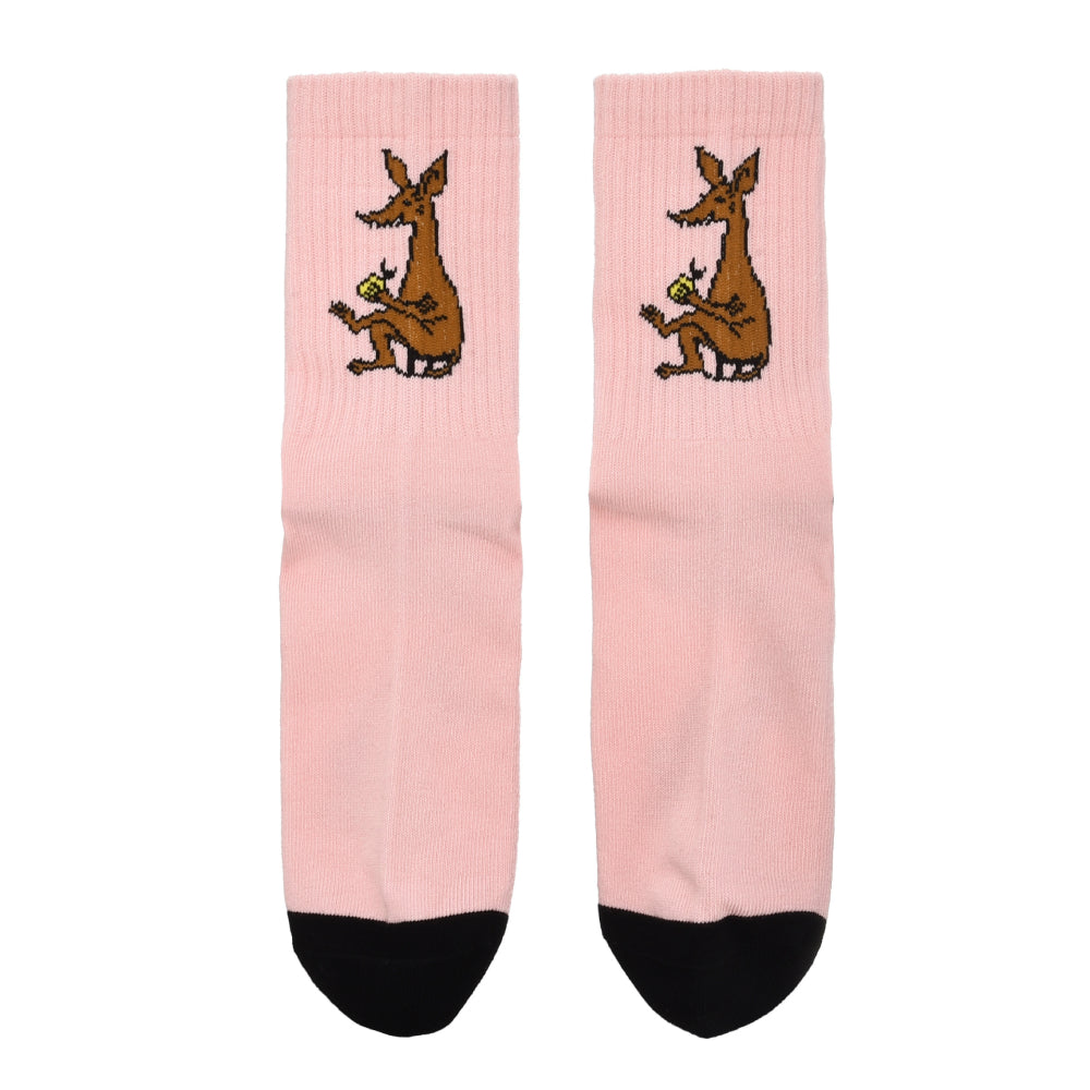 Sniff Dame Retro Sokker Rosa - Nordicbuddies