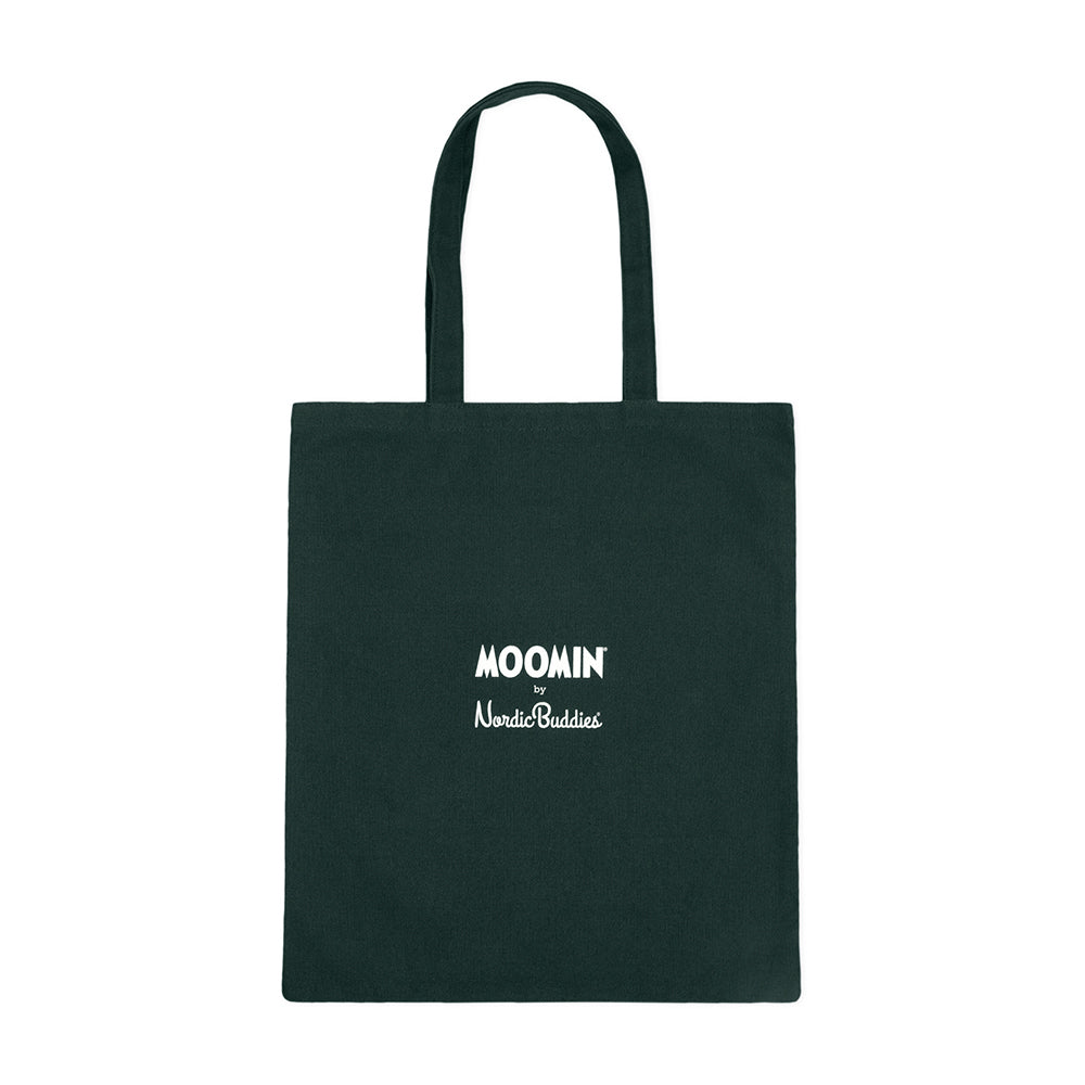 Snusmumrikken Tote Bag Mørkegrønn - Nordicbuddies