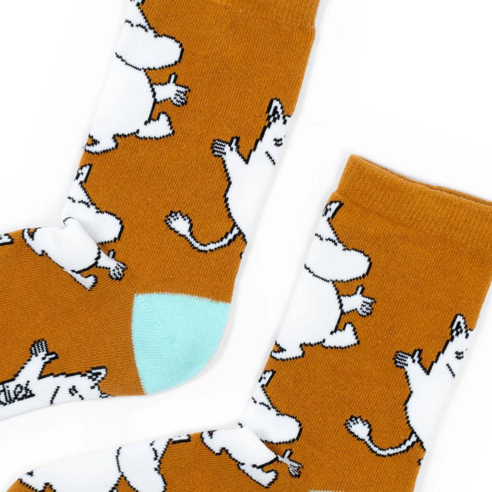 Mummitroll Lykke Sokker Brun 36-42 - Nordicbuddies