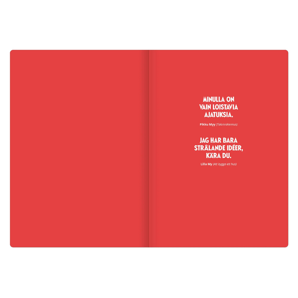 Little My Excellent Ideas Notebook A5 Black - The Official Moomin Shop