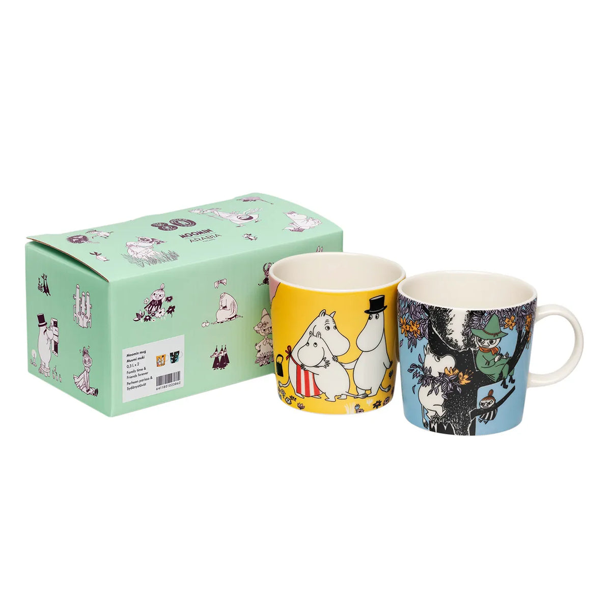 Mummi kopp 0,3 l Familietid 80 &amp; Venner for alltid 80, 2 stk